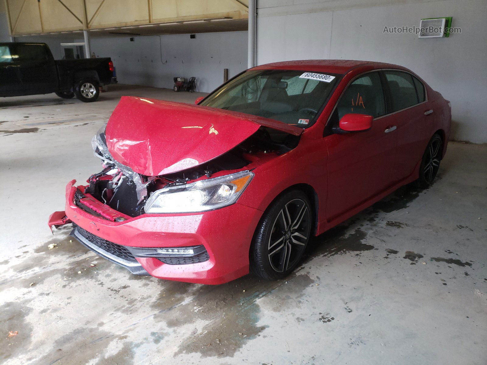 2017 Honda Accord Sport Special Edition Red vin: 1HGCR2F16HA245228