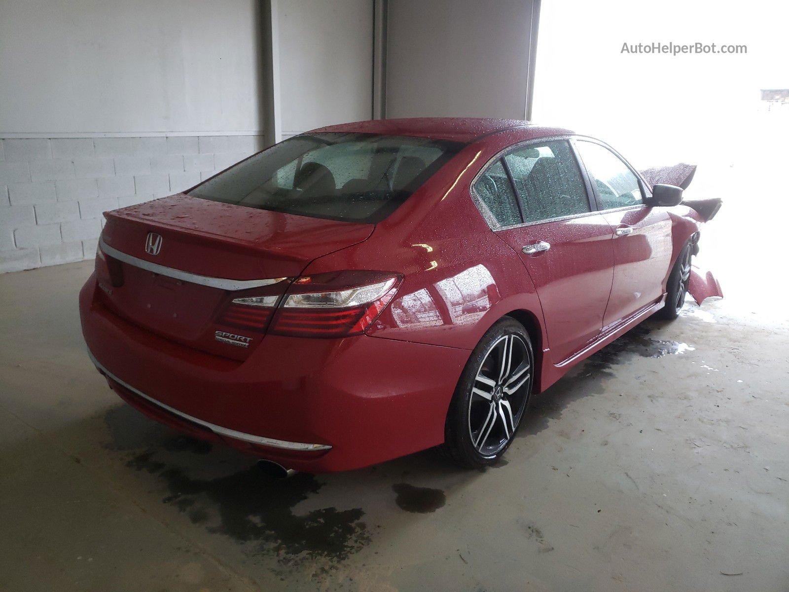 2017 Honda Accord Sport Special Edition Red vin: 1HGCR2F16HA245228