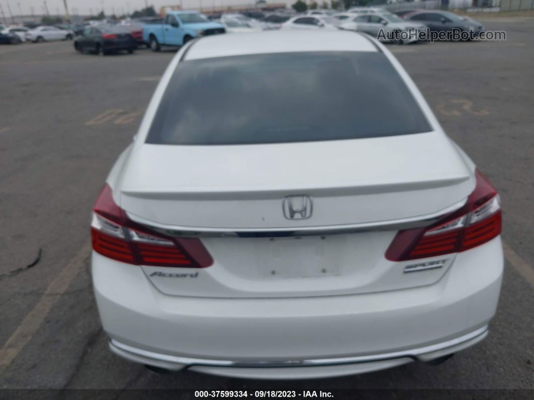 2017 Honda Accord Sedan Sport Se White vin: 1HGCR2F17HA038928