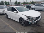 2017 Honda Accord Sedan Sport Se White vin: 1HGCR2F17HA038928