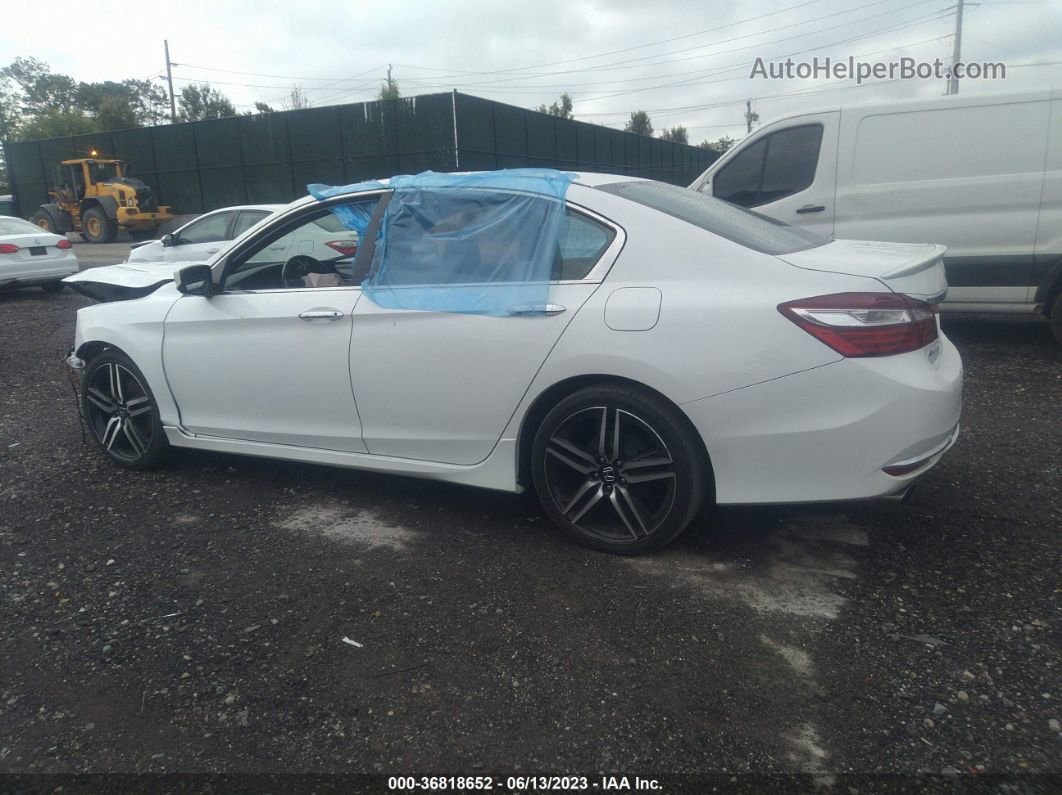 2017 Honda Accord Sedan Sport Se White vin: 1HGCR2F17HA107164