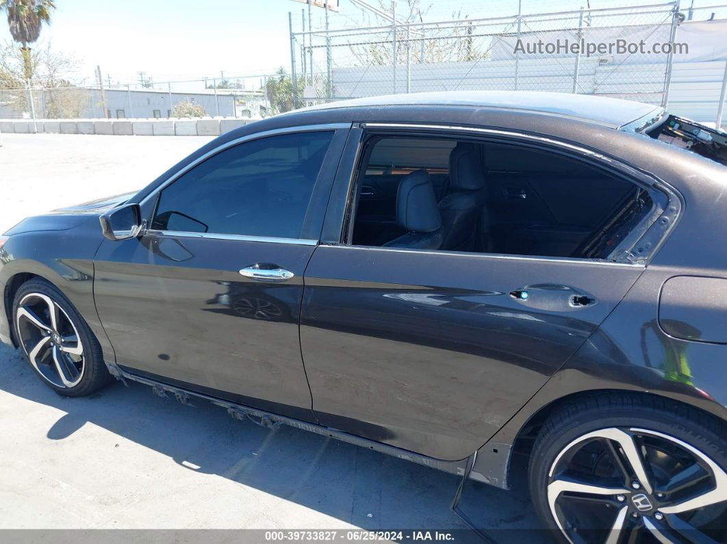 2017 Honda Accord Sport Se Brown vin: 1HGCR2F17HA131853