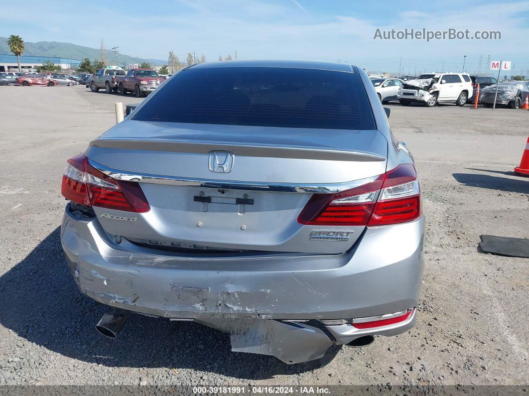 2017 Honda Accord Sport Se Silver vin: 1HGCR2F17HA207796