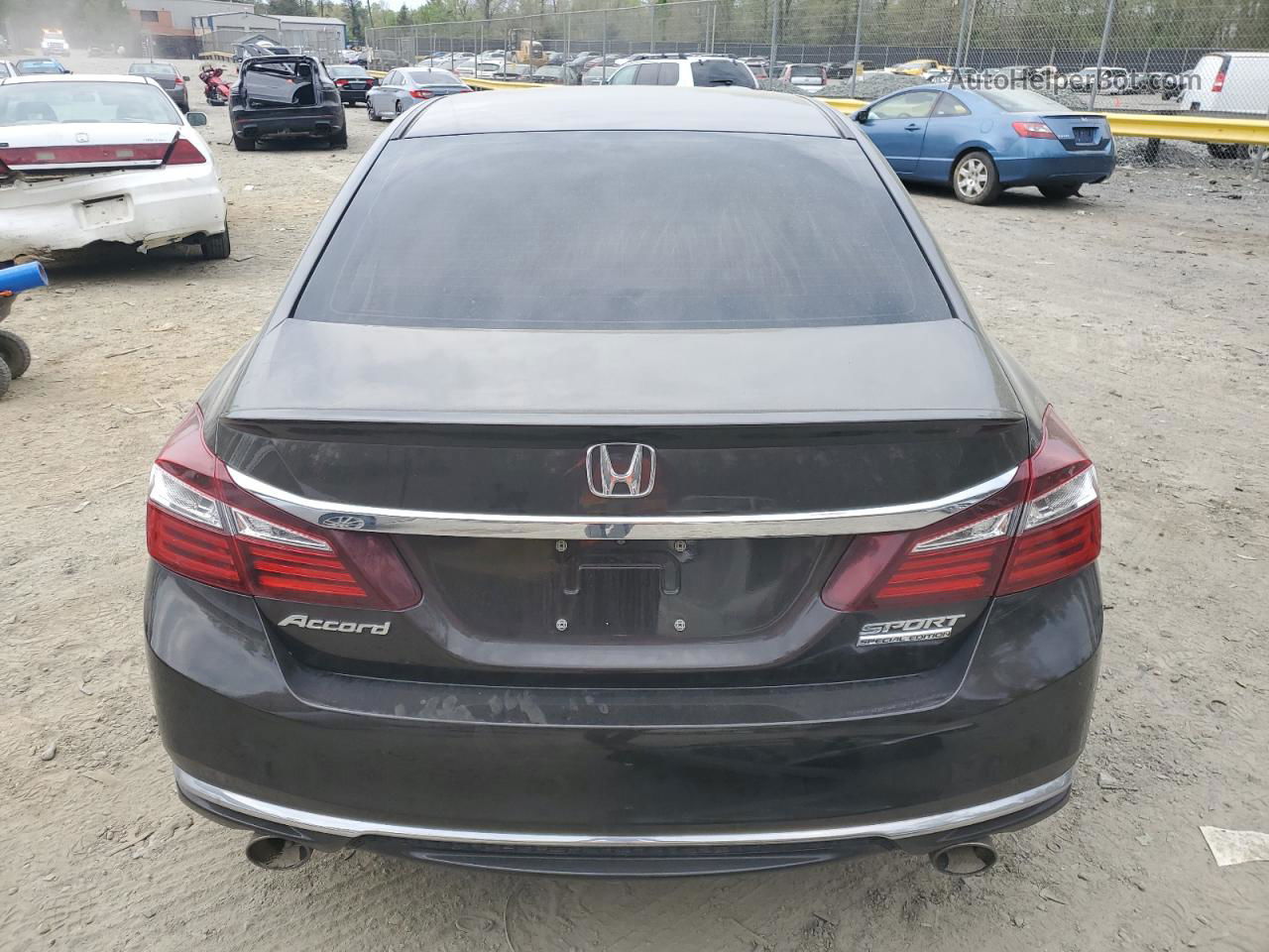 2017 Honda Accord Sport Special Edition Black vin: 1HGCR2F18HA088642