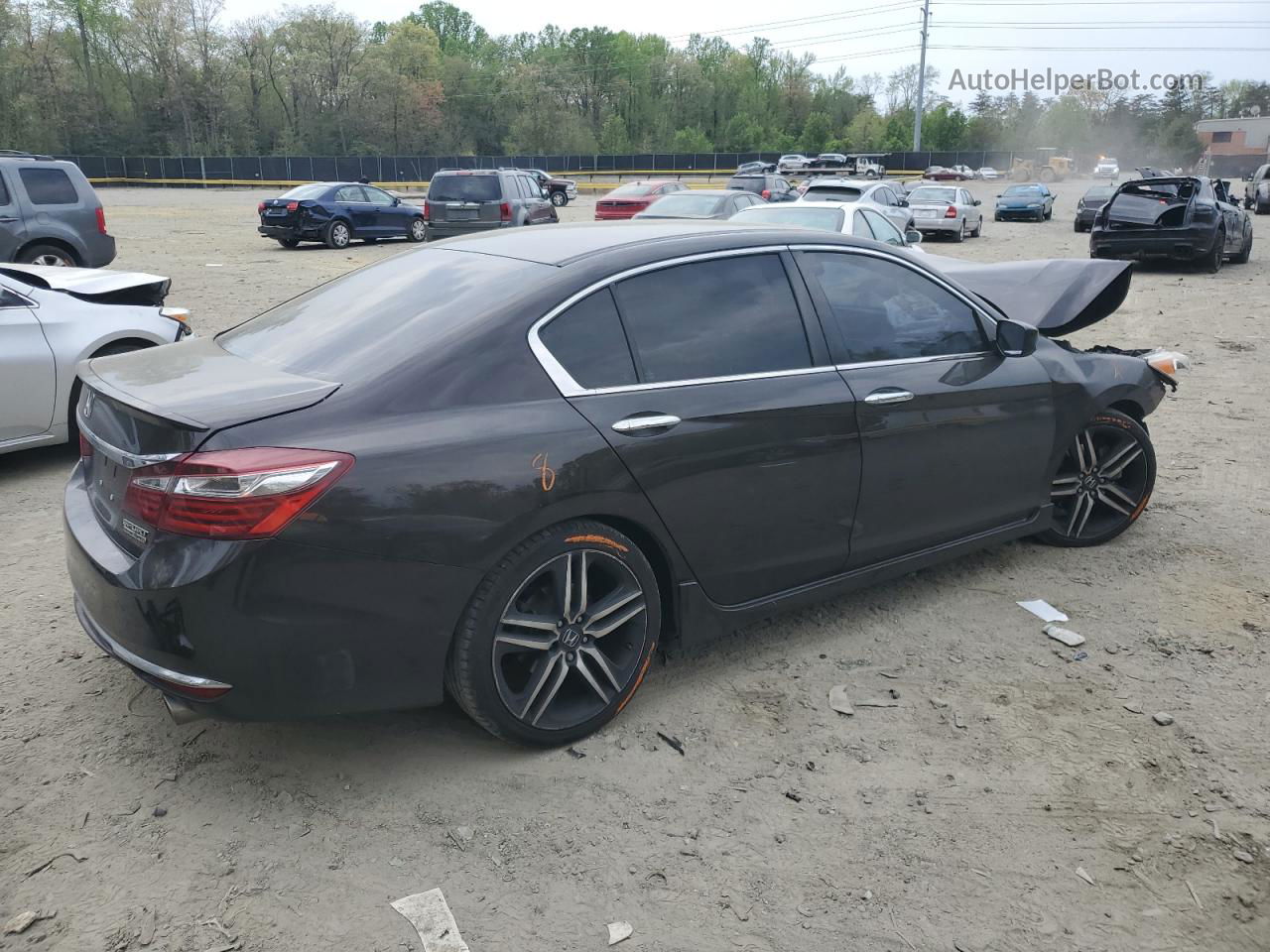 2017 Honda Accord Sport Special Edition Black vin: 1HGCR2F18HA088642