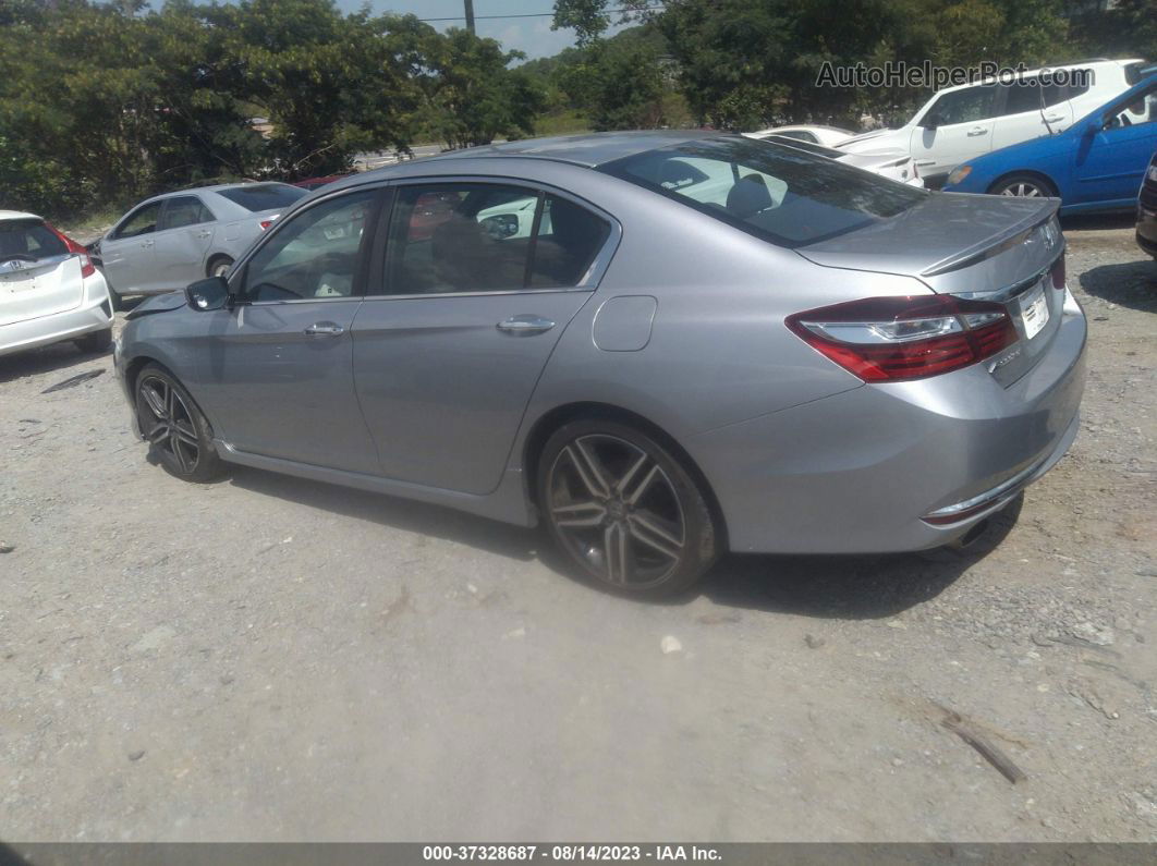 2017 Honda Accord Sedan Sport Se Silver vin: 1HGCR2F18HA121493