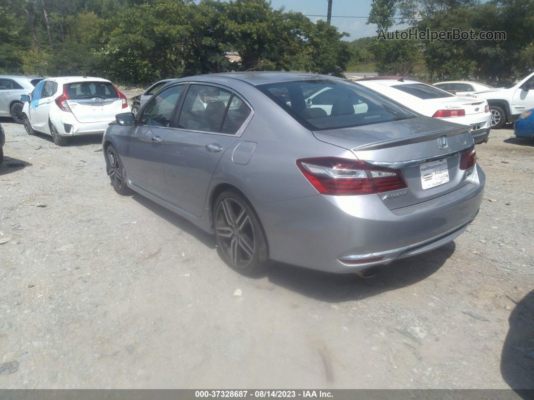 2017 Honda Accord Sedan Sport Se Silver vin: 1HGCR2F18HA121493