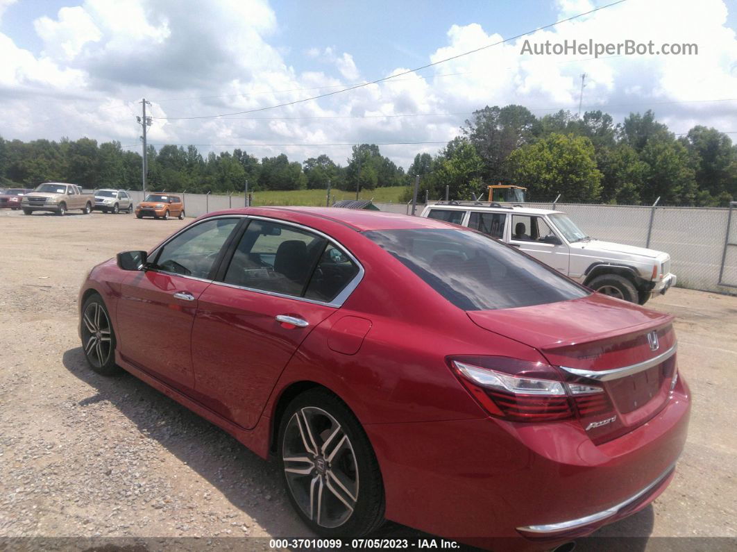 2017 Honda Accord Sedan Sport Se Red vin: 1HGCR2F18HA158480