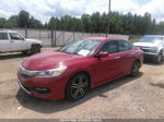 2017 Honda Accord Sedan Sport Se Red vin: 1HGCR2F18HA158480