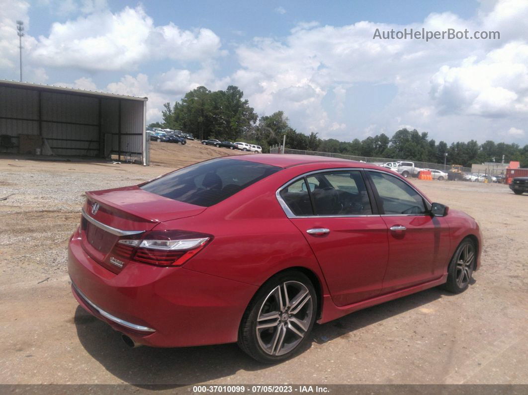 2017 Honda Accord Sedan Sport Se Red vin: 1HGCR2F18HA158480