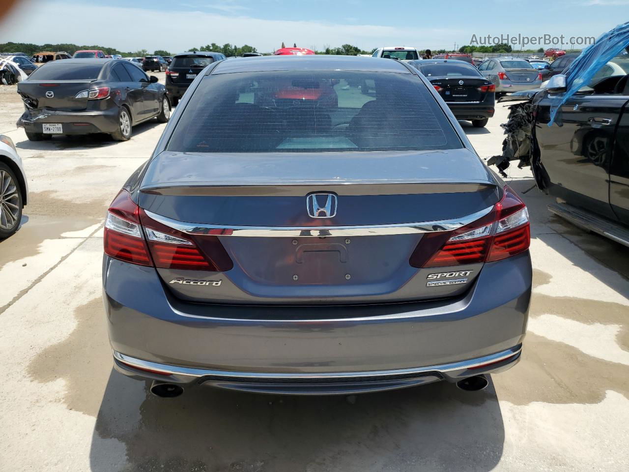 2017 Honda Accord Sport Special Edition Gray vin: 1HGCR2F18HA199644