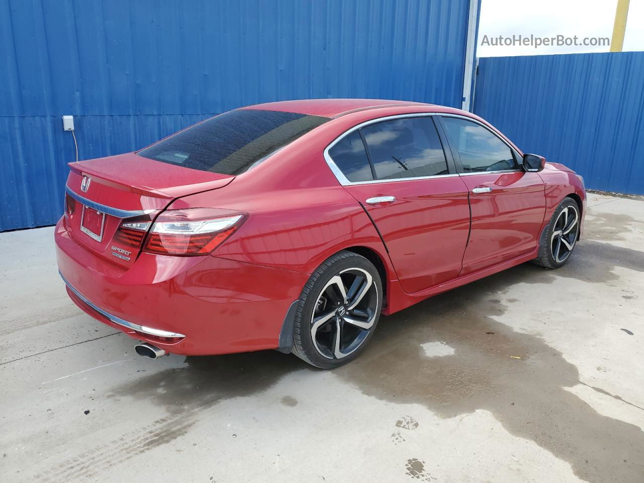 2017 Honda Accord Sport Special Edition Red vin: 1HGCR2F18HA205913