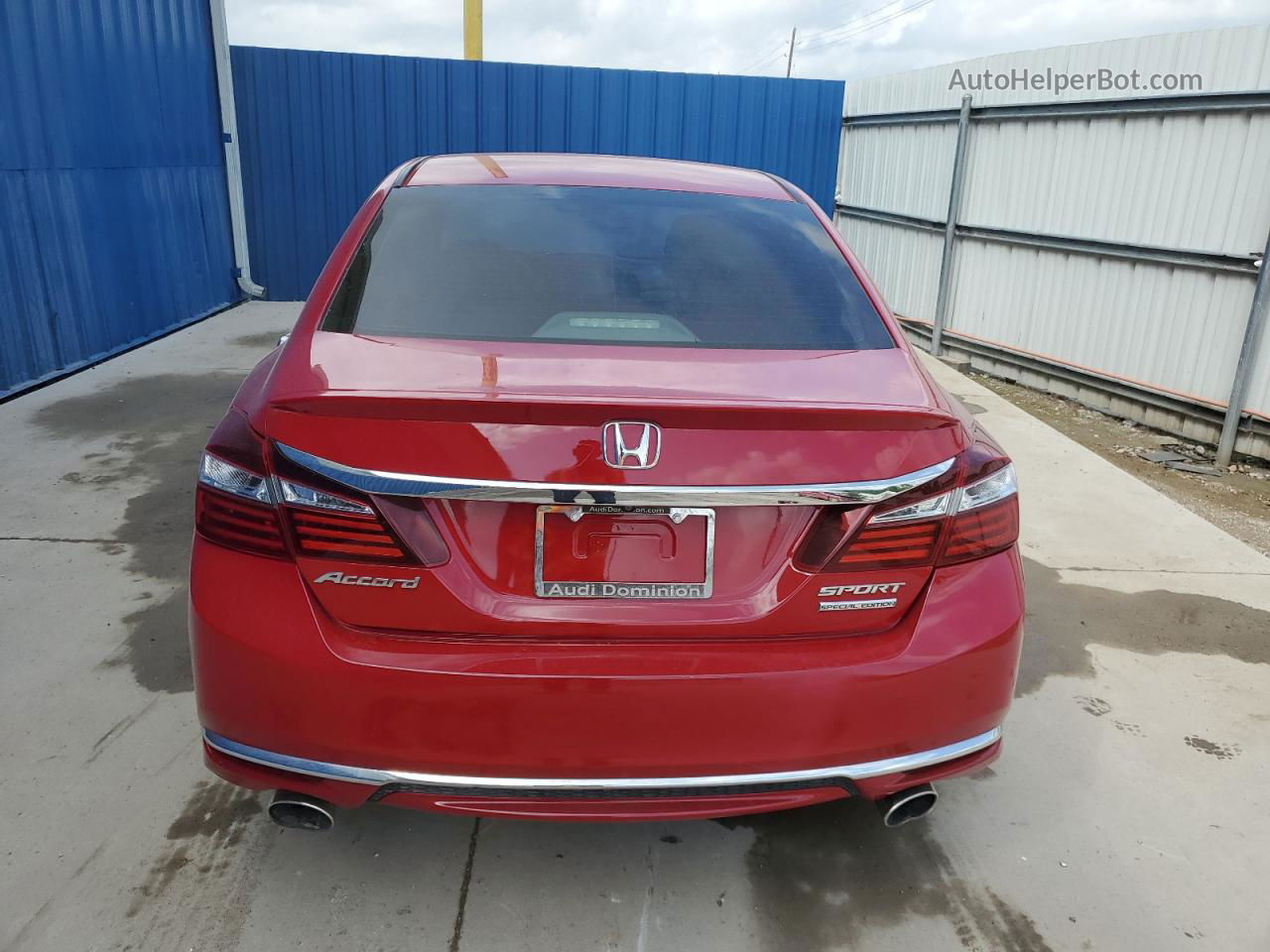 2017 Honda Accord Sport Special Edition Red vin: 1HGCR2F18HA205913