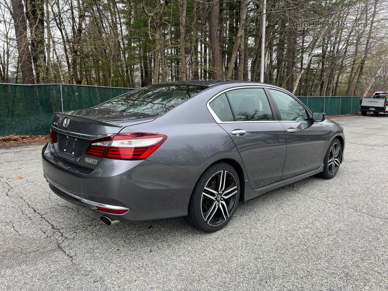 2017 Honda Accord Sport Special Edition Gray vin: 1HGCR2F18HA240905