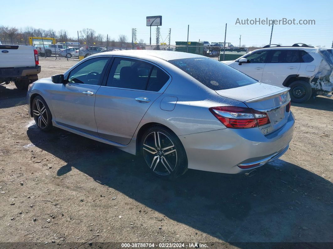 2017 Honda Accord Sport Se Silver vin: 1HGCR2F18HA256523