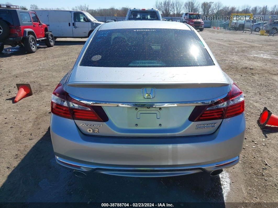 2017 Honda Accord Sport Se Silver vin: 1HGCR2F18HA256523