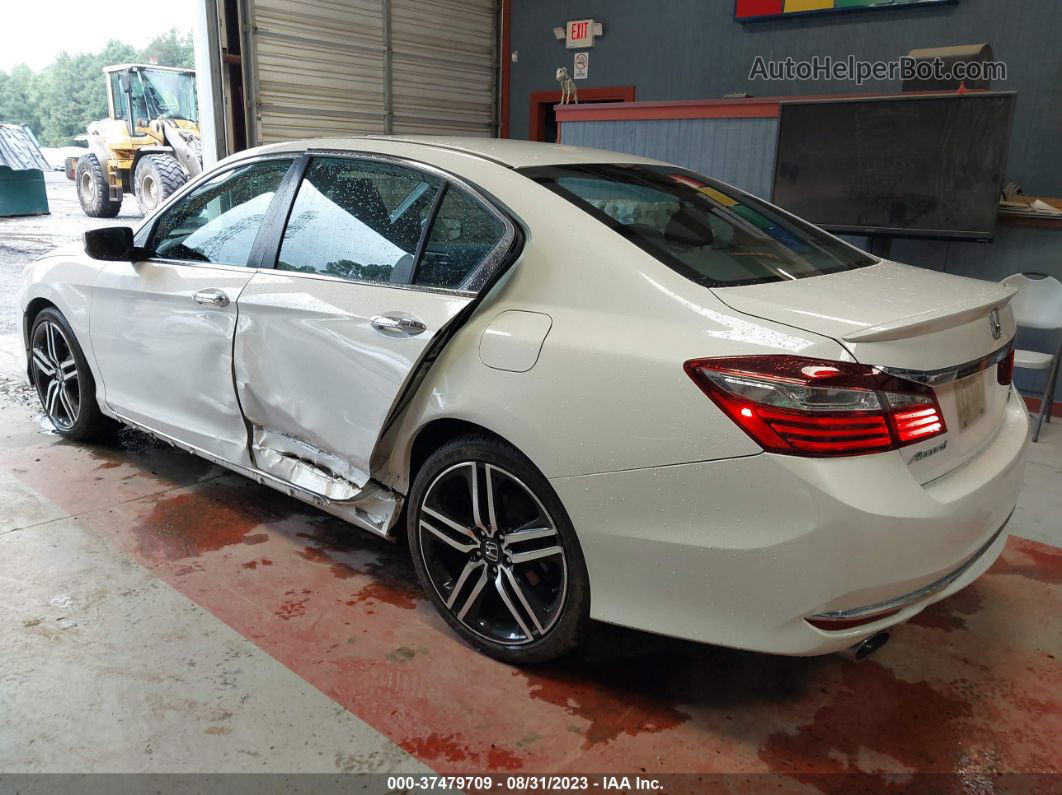 2017 Honda Accord Sedan Sport Se White vin: 1HGCR2F18HA276738