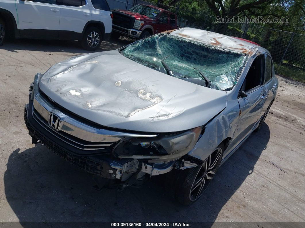 2017 Honda Accord Sport Se Blue vin: 1HGCR2F18HA288565