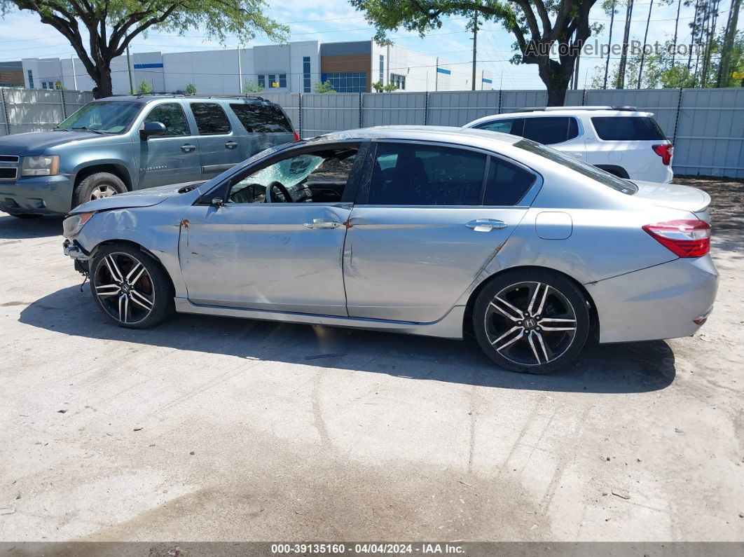 2017 Honda Accord Sport Se Blue vin: 1HGCR2F18HA288565