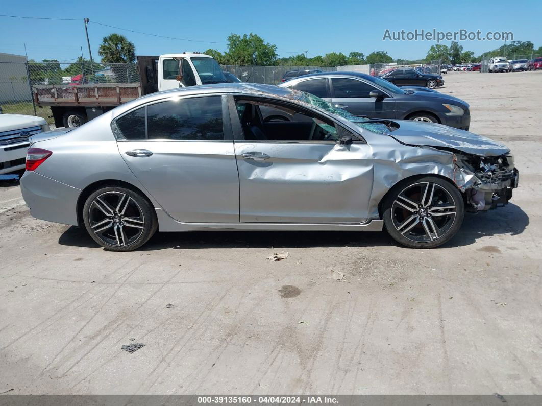 2017 Honda Accord Sport Se Blue vin: 1HGCR2F18HA288565