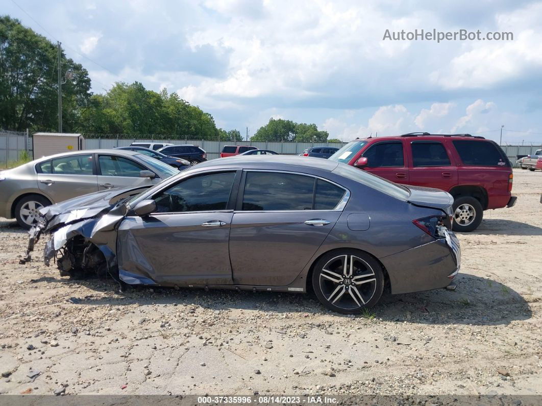 2017 Honda Accord Sedan Sport Se Gray vin: 1HGCR2F19HA035108