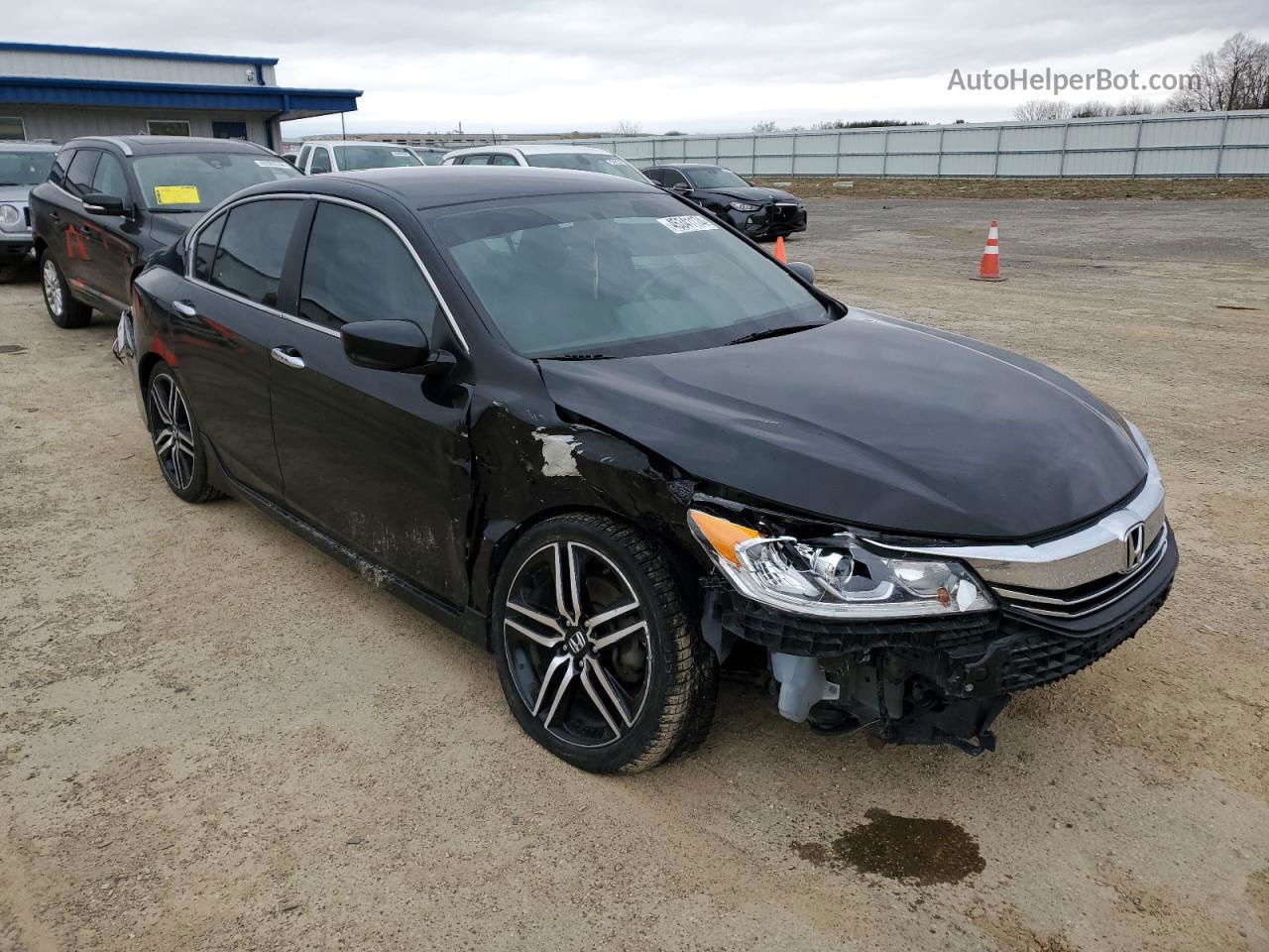 2017 Honda Accord Sport Special Edition Black vin: 1HGCR2F19HA104833