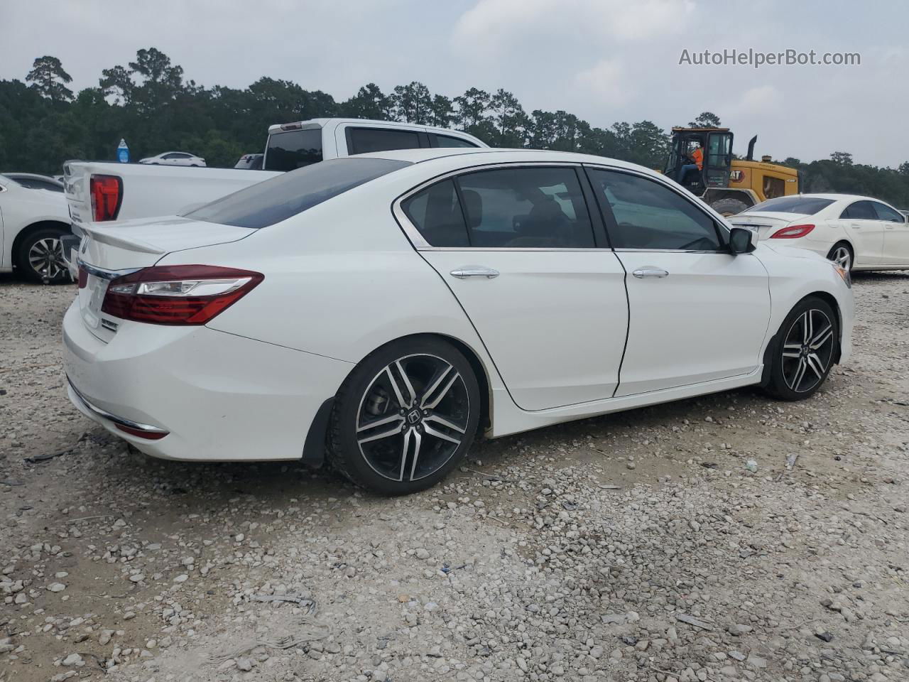 2017 Honda Accord Sport Special Edition White vin: 1HGCR2F19HA238905