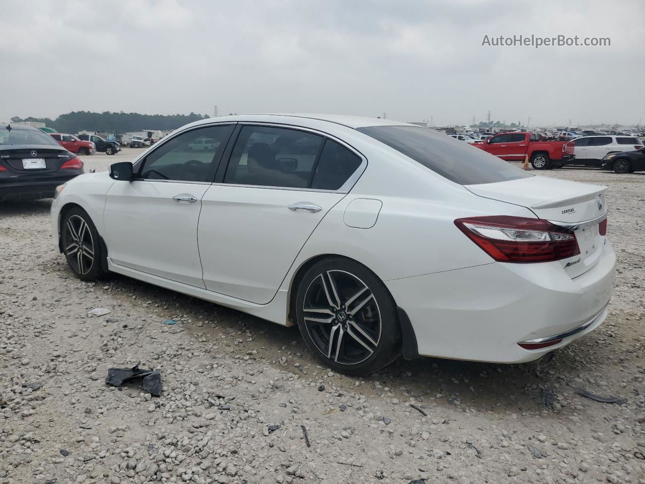 2017 Honda Accord Sport Special Edition White vin: 1HGCR2F19HA238905