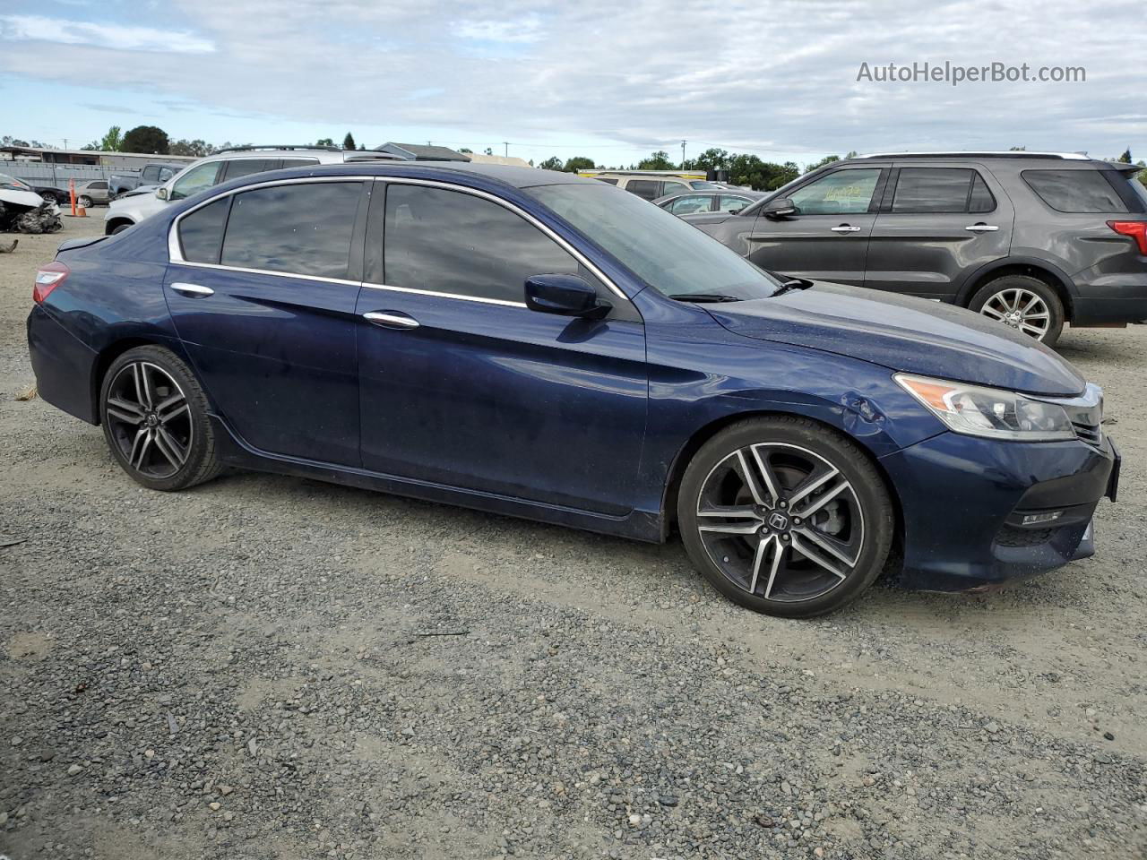 2017 Honda Accord Sport Special Edition Blue vin: 1HGCR2F19HA288221