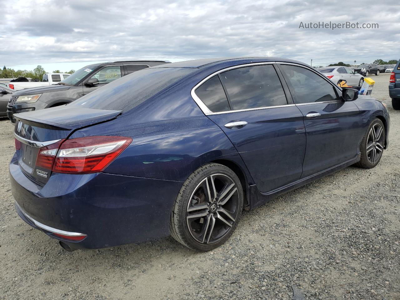 2017 Honda Accord Sport Special Edition Blue vin: 1HGCR2F19HA288221