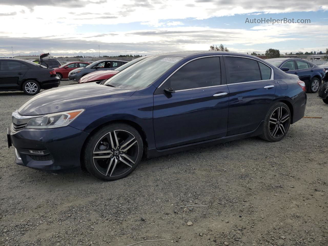 2017 Honda Accord Sport Special Edition Blue vin: 1HGCR2F19HA288221