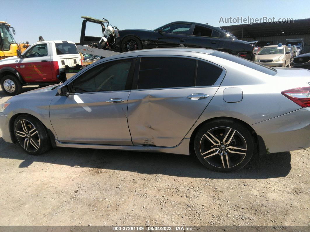 2017 Honda Accord Sedan Sport Se Silver vin: 1HGCR2F19HA290325