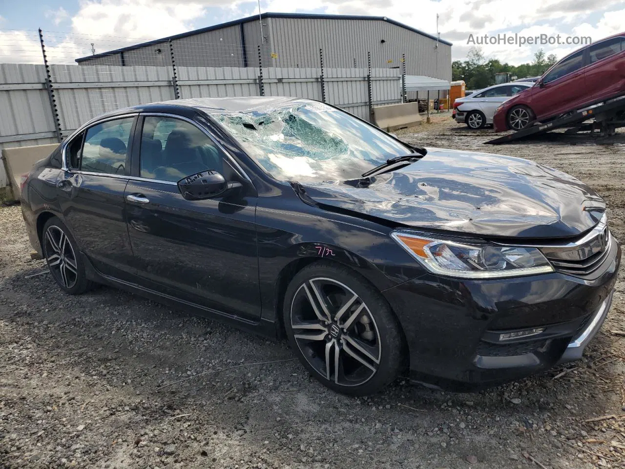 2017 Honda Accord Sport Special Edition Black vin: 1HGCR2F1XHA078047