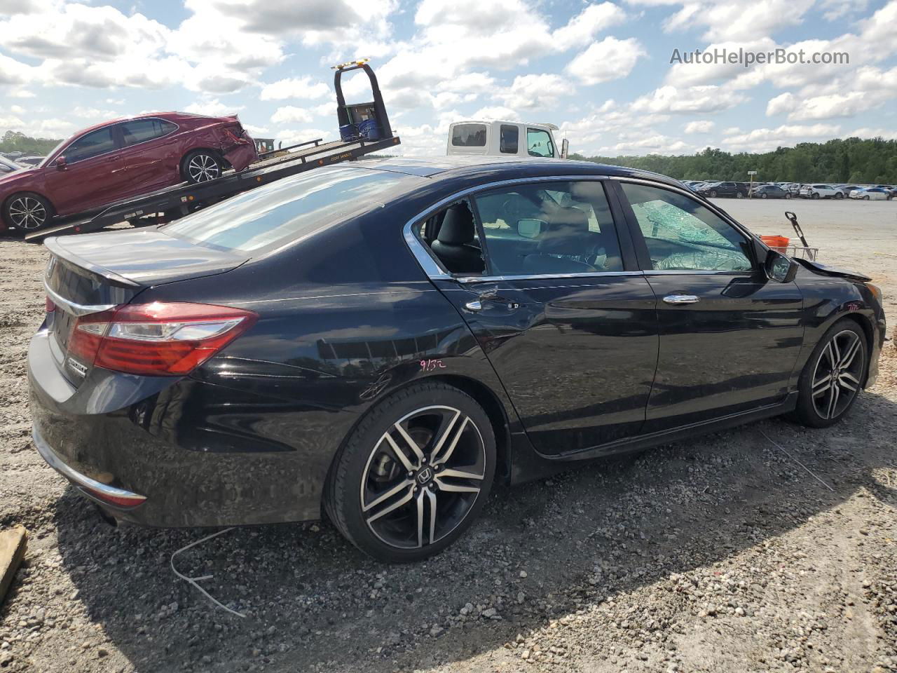 2017 Honda Accord Sport Special Edition Черный vin: 1HGCR2F1XHA078047