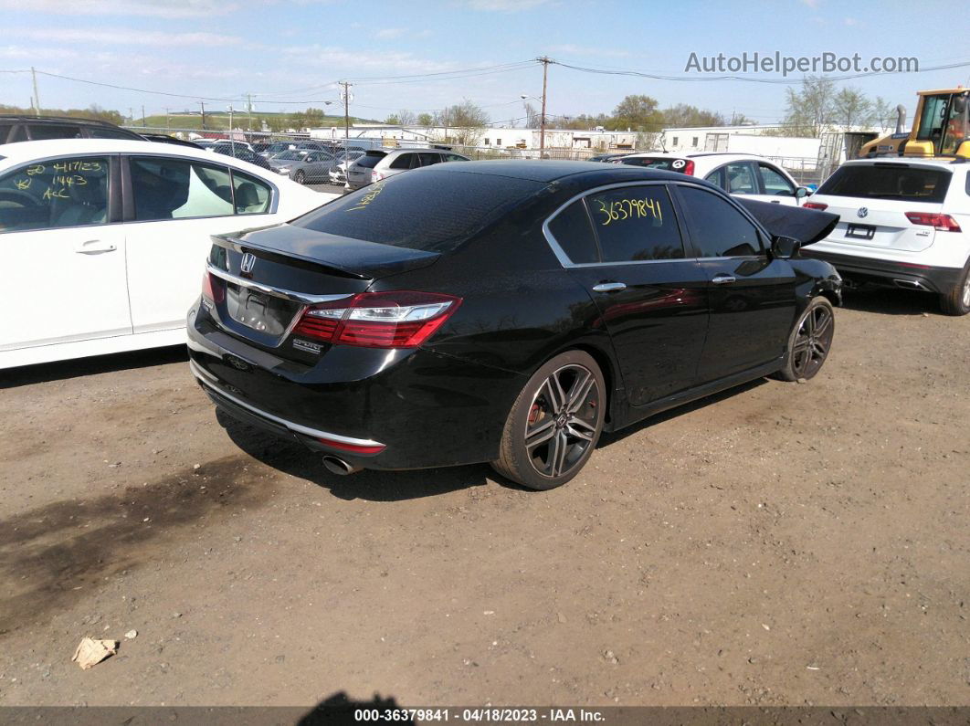 2017 Honda Accord Sedan Sport Se Black vin: 1HGCR2F1XHA204780