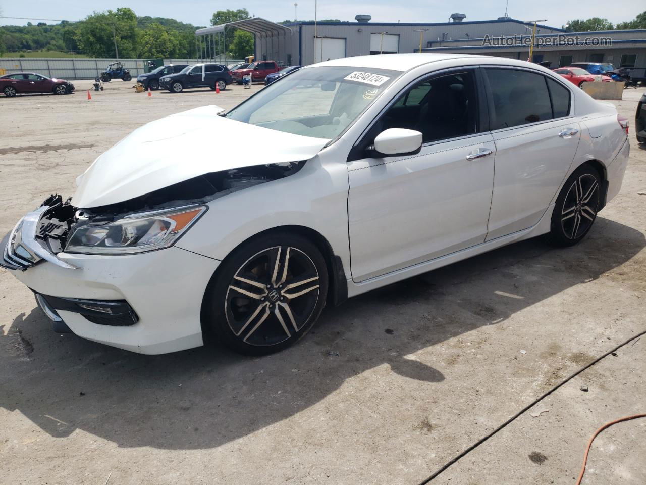 2017 Honda Accord Sport Special Edition White vin: 1HGCR2F1XHA233597