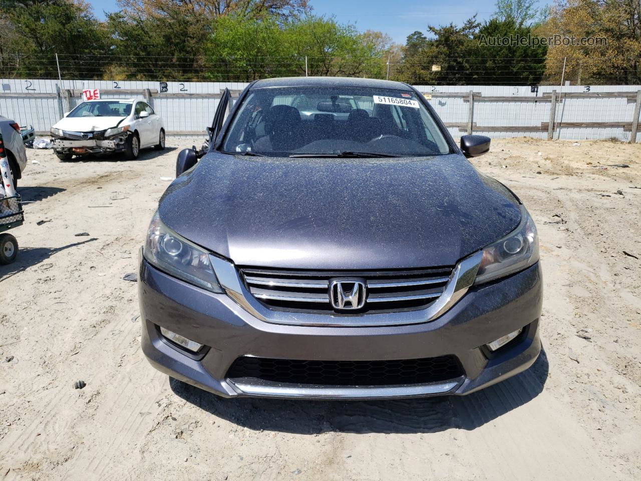 2014 Honda Accord Lx Серый vin: 1HGCR2F30EA008831