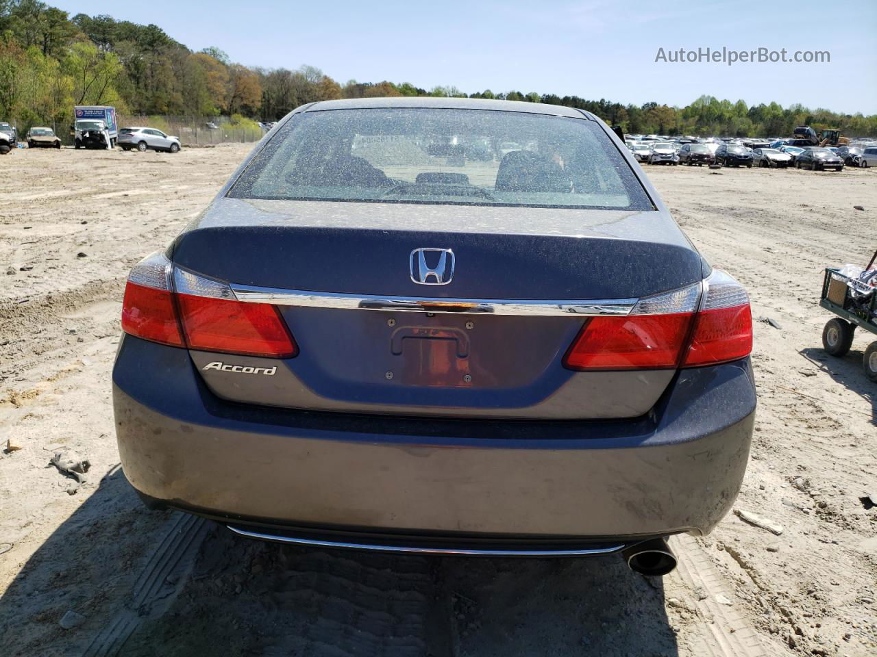 2014 Honda Accord Lx Gray vin: 1HGCR2F30EA008831