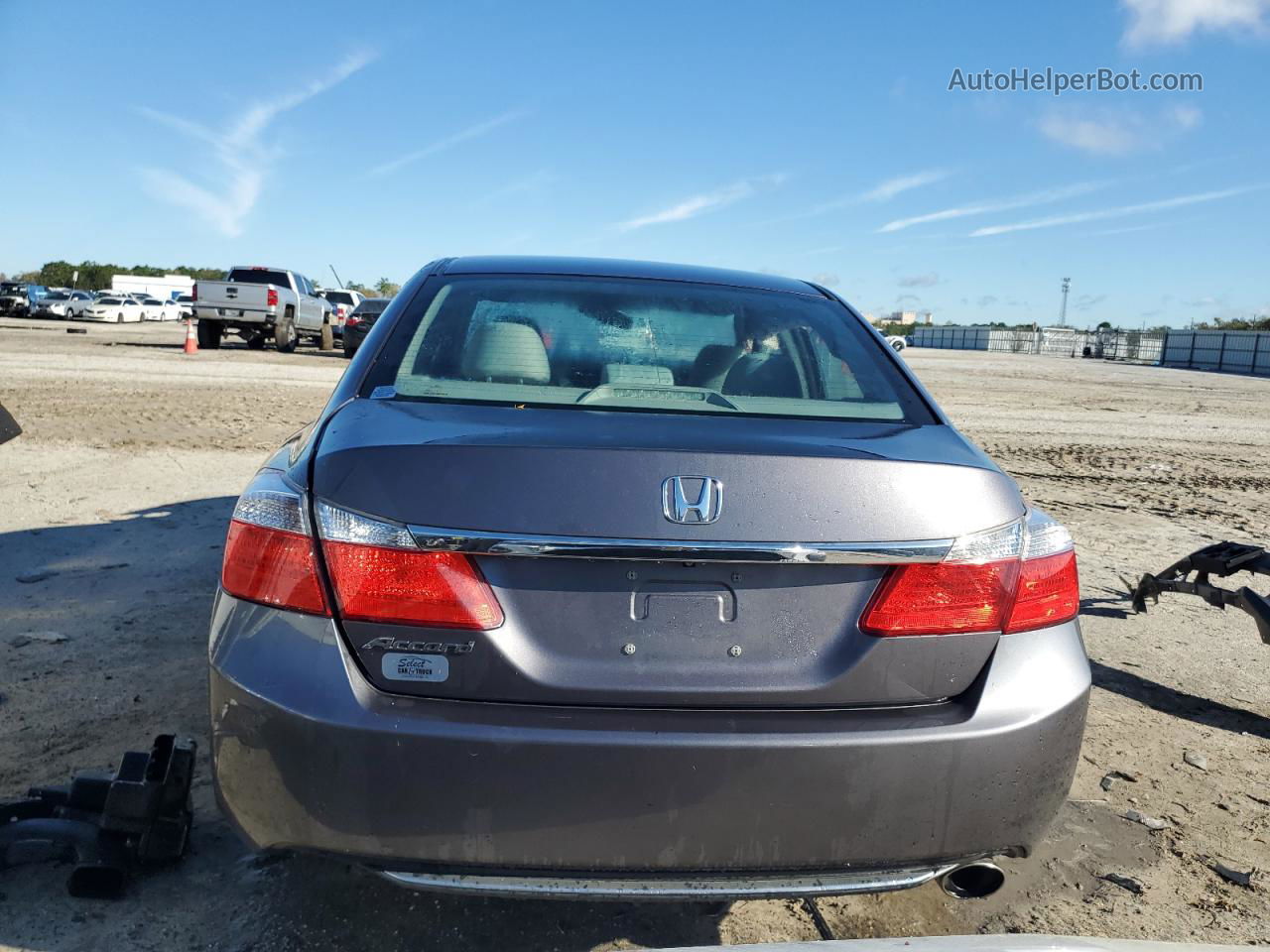 2014 Honda Accord Lx Silver vin: 1HGCR2F30EA029940