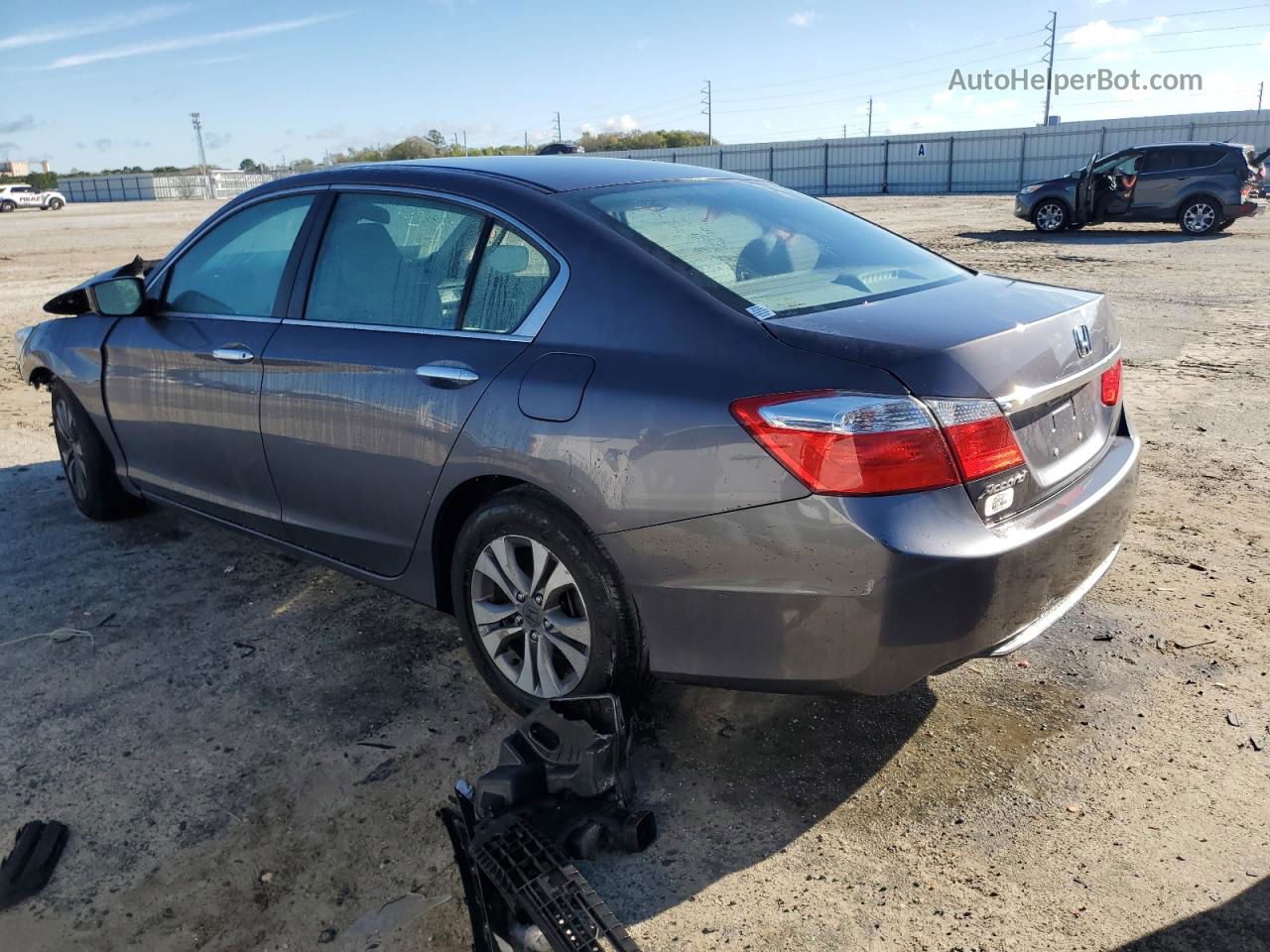 2014 Honda Accord Lx Silver vin: 1HGCR2F30EA029940