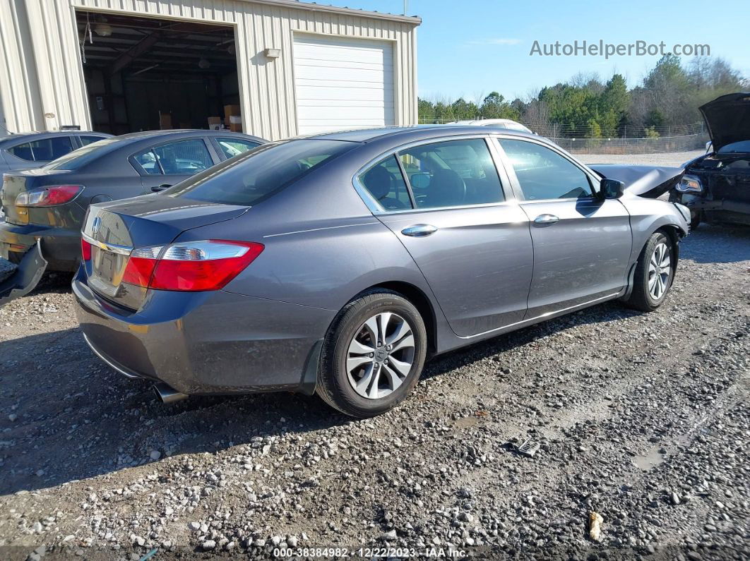 2014 Honda Accord Lx Gray vin: 1HGCR2F30EA043000