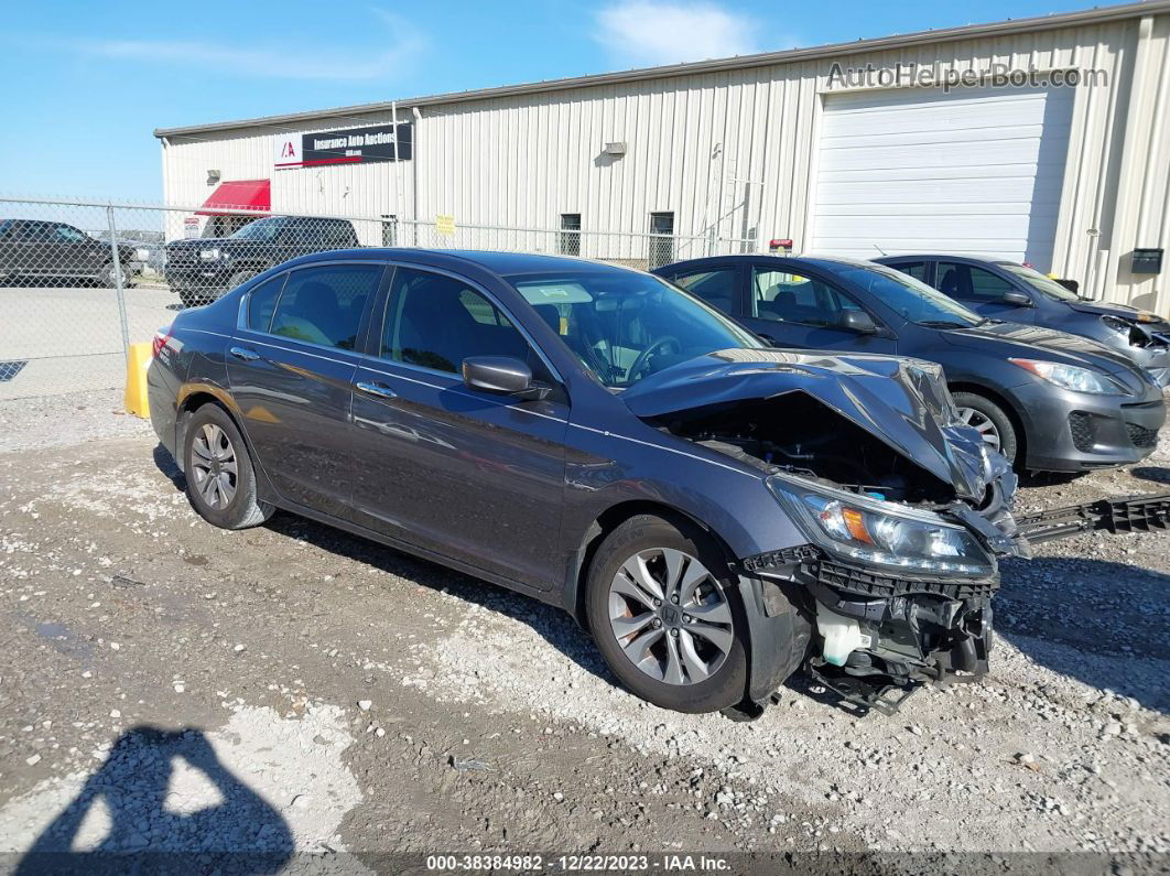 2014 Honda Accord Lx Gray vin: 1HGCR2F30EA043000