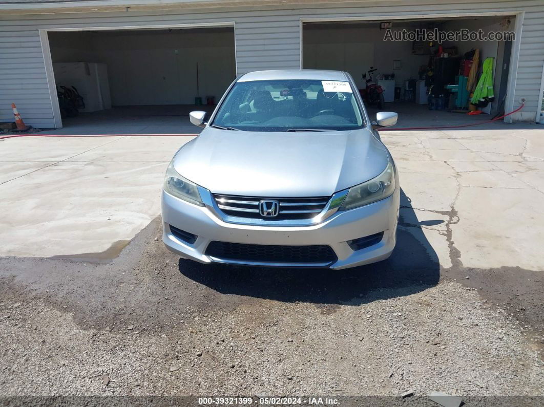 2014 Honda Accord Lx Silver vin: 1HGCR2F30EA053588