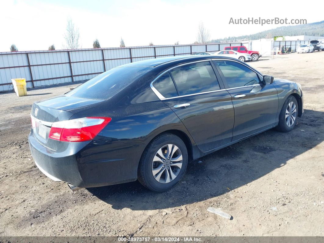 2014 Honda Accord Lx Black vin: 1HGCR2F30EA090978