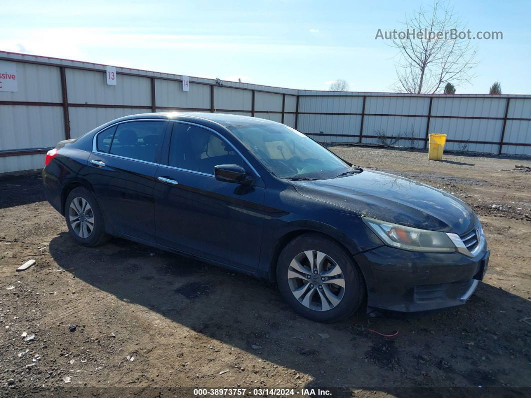 2014 Honda Accord Lx Black vin: 1HGCR2F30EA090978