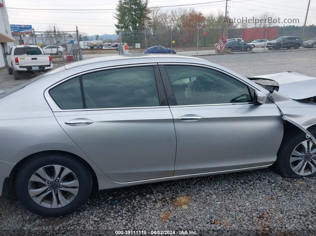 2014 Honda Accord Lx Silver vin: 1HGCR2F30EA104345