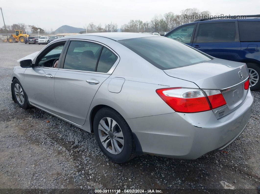 2014 Honda Accord Lx Серебряный vin: 1HGCR2F30EA104345