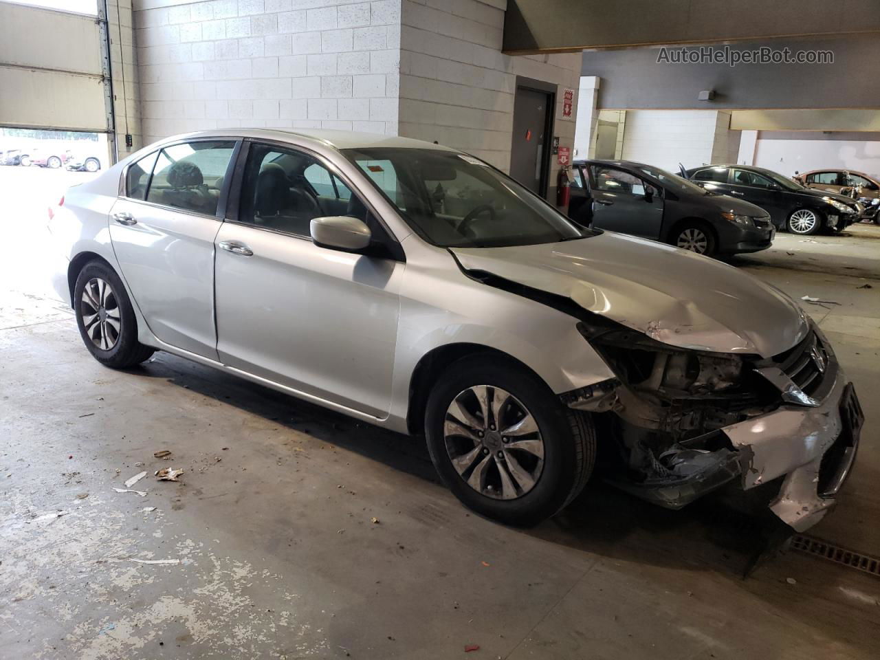 2014 Honda Accord Lx Серебряный vin: 1HGCR2F30EA174895