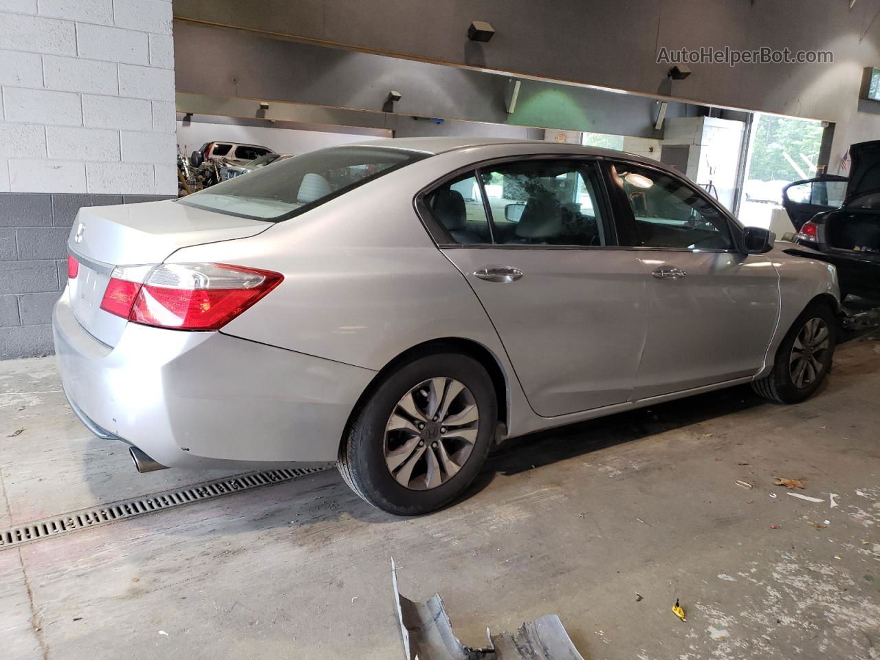 2014 Honda Accord Lx Silver vin: 1HGCR2F30EA174895