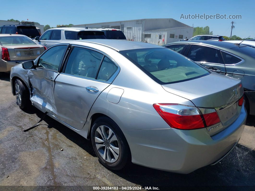 2014 Honda Accord Lx Серебряный vin: 1HGCR2F30EA219477